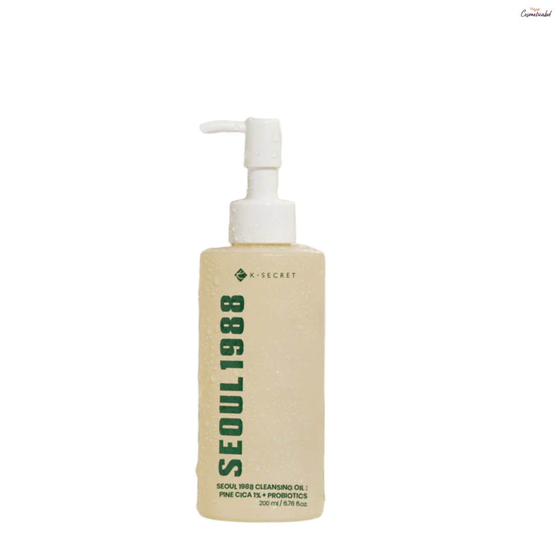 KSECRET SEOUL 1988 Cleansing Oil : Pine Cica 1% + Probiotics 200ml